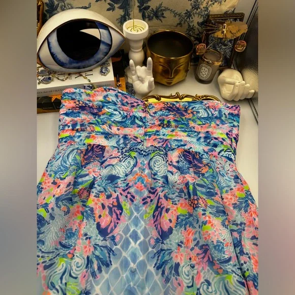 🆕 LILLY PULITZER 🧿 NWOT Viv Maxi Dress, Multi Hidden Treasures - Sz US 6 - Picture 13 of 16